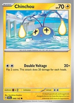 Chinchou #48 - Pokemon Stellar Crown