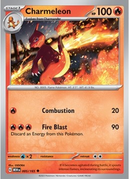 Charmeleon #5 - Pokemon Scarlet & Violet 15