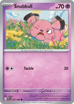 Snubbull #37 - Pokemon Phantasmal Flames