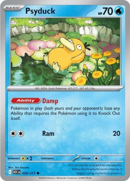 Psyduck ENERGY PATTERN #39 - Pokemon Ascended Heroes