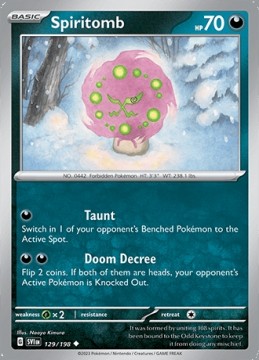 Spiritomb #129 - Pokemon Scarlet & Violet