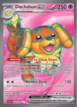 Dachsbun EX #160 - Pokemon Stellar Crown