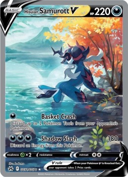 Hisuian Samurott V #GG51 - Pokemon Crown Zenith 