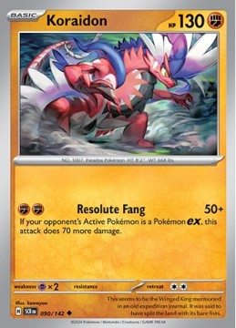 Koraidon REVERSE HOLO #90 - Pokemon Stellar Crown