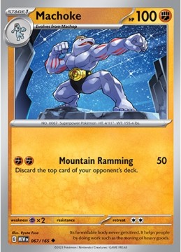 Machoke #67 - Pokemon Scarlet & Violet 151 