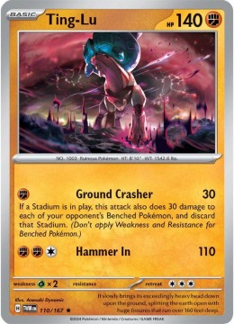 Ting-Lu REVERSE HOLO #110 - Pokemon Twilight Masquerade