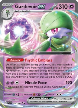 Gardevoir EX #29 - Pokemon Paldean Fates