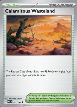 Calamitous Wasteland #175 - Pokemon Paldea Evolved