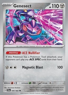 Genesect REVERSE HOLO #40 - Pokemon Shrouded Fable