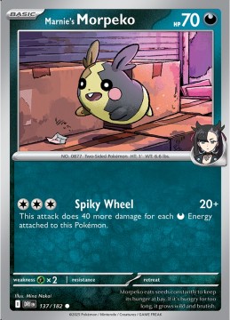 Marnie's Morpeko #137 - Pokemon Destined Rivals