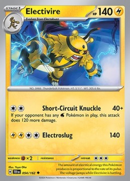 Electivire #54 - Pokemon Temporal Forces