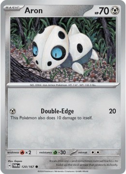 Aron #120 - Pokemon Twilight Masquerade