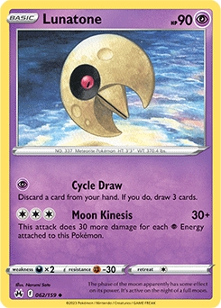 Lunatone #62 - Pokemon Crown Zenith 