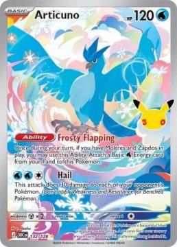 Articuno #132 - Pokemon 30th Celebration