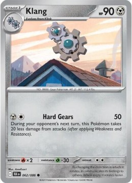 Klang POKEBALL HOLO #62 - Pokemon Black Bolt