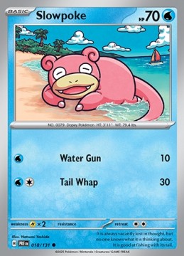 Slowpoke #18 - Pokemon Prismatic Evolutions