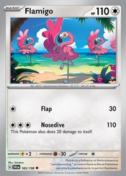 Flamigo #165 - Pokemon Scarlet & Violet