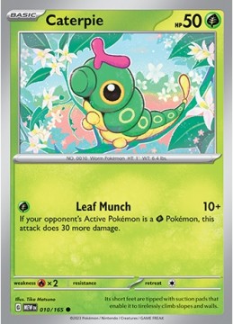 Caterpie #10 - Pokemon Scarlet & Violet 151