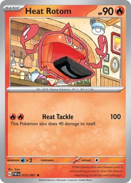 Heat Rotom HOLO #13 - Pokemon Paldean Fates