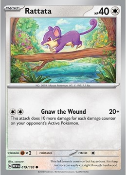 Rattata #19 - Pokemon Scarlet & Violet 151 