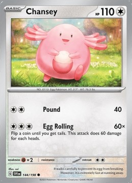 Chansey #144 - Pokemon Scarlet & Violet