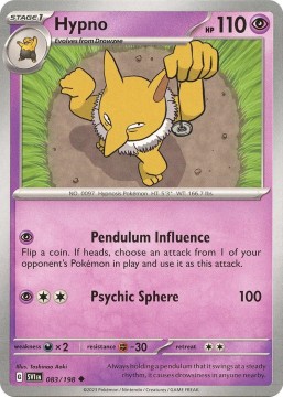 Hypno REVERSE HOLO #83 - Pokemon Scarlet & Violet