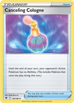 Canceling Cologne REVERSE HOLO #136 - Pokemon Astral Radiance