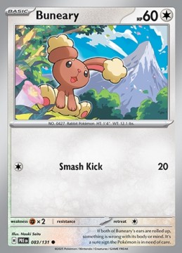 Buneary #83 - Pokemon Prismatic Evolutions