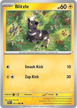Blitzle #31 - Pokemon White Flare