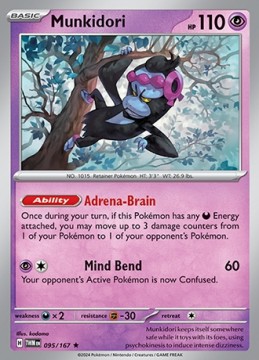 Munkidori HOLO #95 - Pokemon Twilight Masquerade