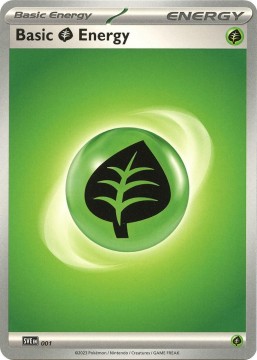 Basic Grass Energy HOLO #1 - Pokemon Scarlet & Violet Energy