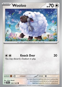 Wooloo #124 - Pokemon Stellar Crown