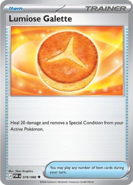 Lumiose Galette REVERSE HOLO #78 - Pokemon Perfect Order