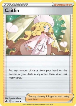 Caitlin #132 Pokemon Chilling Reign