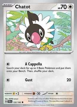 Chatot #132 - Pokemon Temporal Forces