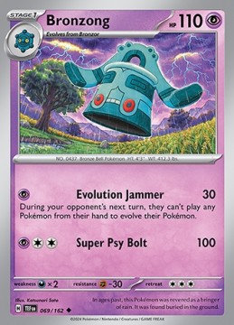 Bronzong #69 - Pokemon Temporal Forces