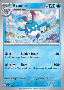 Azumarill #45 - Pokemon Paldea Evolved