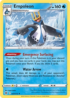 Empoleon HOLO #37 - Pokemon Brilliant Stars