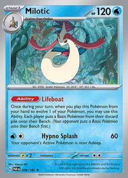 Milotic #36 - Pokemon Paradox Rift