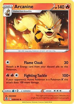 Arcanine #20 - Pokemon Silver Tempest
