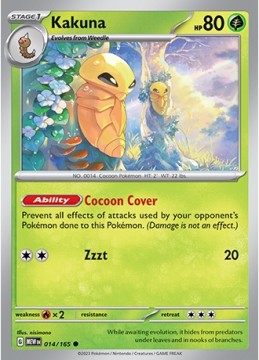 Kakuna #14 - Pokemon Scarlet & Violet 151 