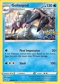 Golisopod HOLO #26 - Pokemon Go