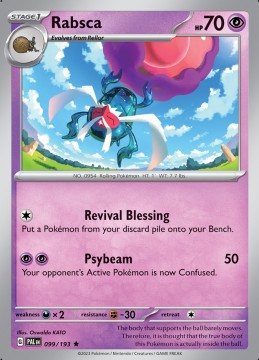 Rabsca HOLO #99 - Pokemon Paldea Evolved