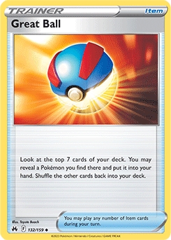 Great Ball #132 - Pokemon Crown Zenith