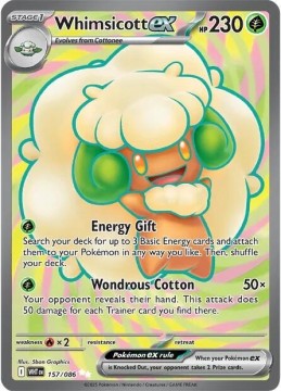 Whimsicott EX #157 - Pokemon White Flare