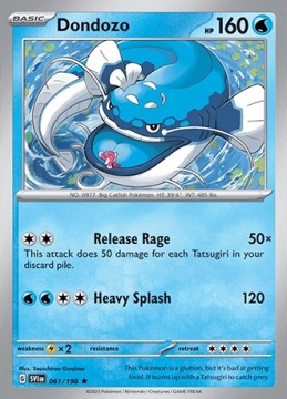 Dondozo HOLO #61 - Pokemon Scarlet & Violet 