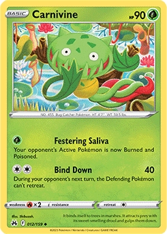 Carnivine #12 - Pokemon Crown Zenith