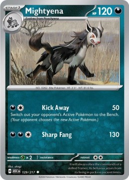 Mightyena ENERGY PATTERN #129 - Pokemon Ascended Heroes