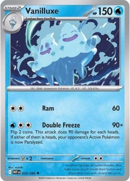 Vanilluxe REVERSE HOLO #29 - Pokemon White Flare