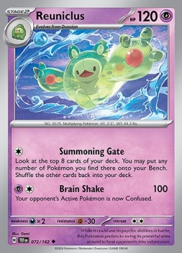 Reuniclus #72 - Pokemon Temporal Forces 